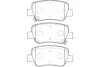 Комплект тормозных колодок, дисковый тормоз KAVO BP9132 (фото 1)