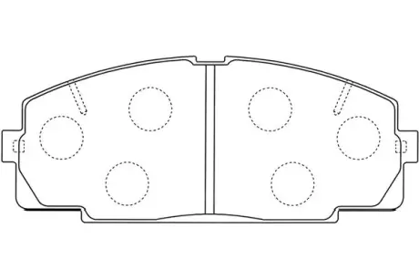 Комплект тормозных колодок, дисковый тормоз KAVO BP9135