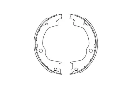 Комплект тормозных колодок KAVO BS1404
