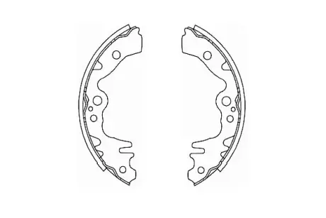 Комплект тормозных колодок KAVO BS1922