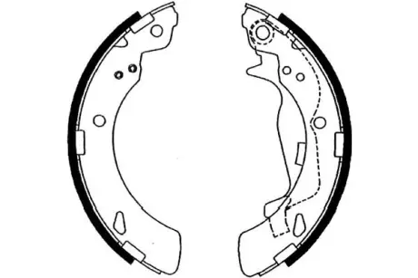 Комплект тормозных колодок KAVO BS2912