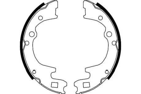 Комплект тормозных колодок KAVO BS5430