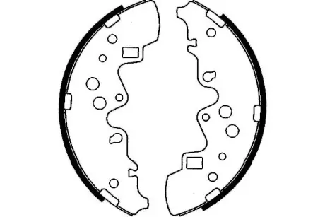 Комплект тормозных колодок KAVO BS5431