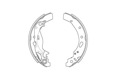 Комплект тормозных колодок KAVO BS5434