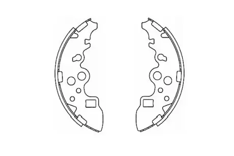 Комплект тормозных колодок KAVO BS5436