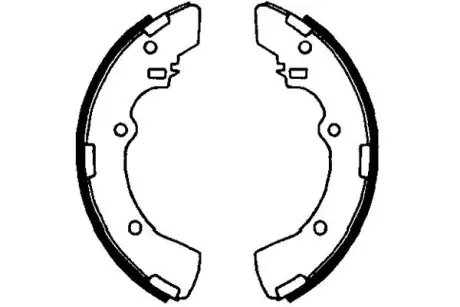 Комплект тормозных колодок KAVO BS6410