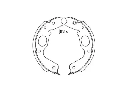 Комплект тормозных колодок KAVO BS6423