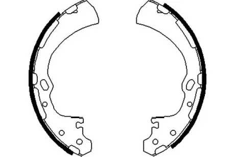 Комплект тормозных колодок KAVO BS7408
