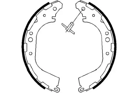 Комплект тормозных колодок KAVO BS7418