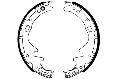 Комплект тормозных колодок KAVO BS7421