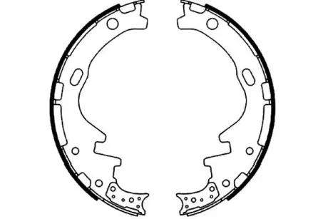 Комплект тормозных колодок KAVO BS7422