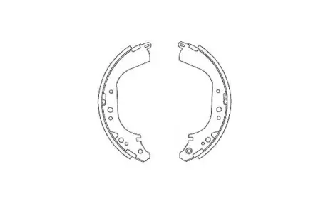 Комплект тормозных колодок KAVO BS7423