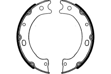 Комплект тормозных колодок KAVO BS7426