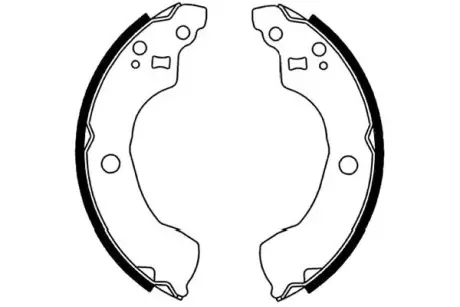 Комплект тормозных колодок KAVO BS7427