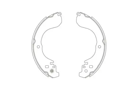 Комплект тормозных колодок KAVO BS7439