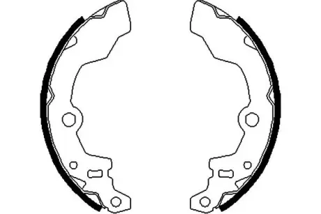 Комплект тормозных колодок KAVO BS8401