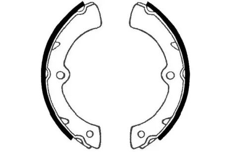 Комплект тормозных колодок KAVO BS8407