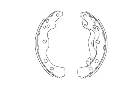 Комплект тормозных колодок KAVO BS8936