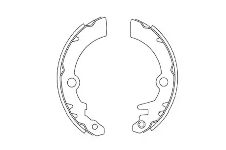 Комплект тормозных колодок KAVO BS8937