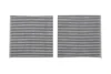 Фільтр салону BMW X3 (F25) 10-/X4 (F26) 14-18 (к-кт 2шт.) (вугільний) KAVO FCA10284C (фото 1)