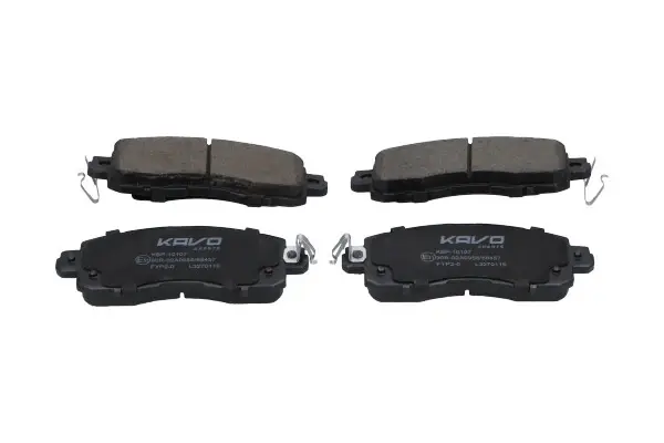 PARTST NISSAN гальмівні колодки передн.LEAF 10- KAVO KBP10107 (фото 1)