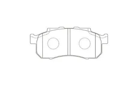 Комплект тормозных колодок, дисковый тормоз KAVO KBP2062