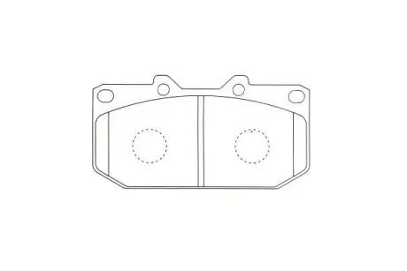 Комплект тормозных колодок, дисковый тормоз KAVO KBP6607