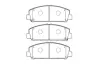 Комплект тормозных колодок, дисковый тормоз KAVO KBP6611 (фото 1)