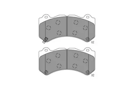 PARTS CHEVROLET Колодки гальмівні Camaro, JEEP KAVO KBP6627