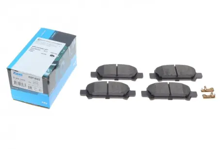 Колодки гальмівні (задні) Subaru Impreza/Outback/Forester 95- (Akebono) KAVO KBP8002