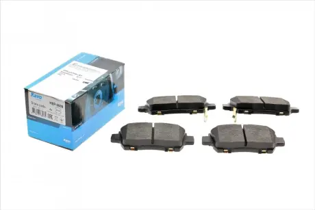Колодки гальмівні (передні) Toyota Corolla 01-07/iQ 08-15/Prius 00-09 (з датчиком) KAVO KBP9009