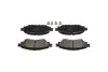 PARTS TOYOTA Гальмівні колодки HILUX VIII 2.4 D 4WD 15- KAVO KBP9152 (фото 3)
