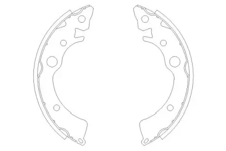 Комплект тормозных колодок KAVO KBS2902