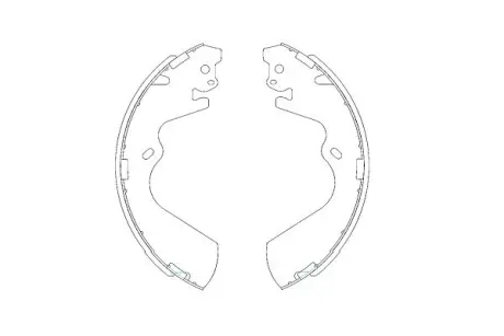Комплект тормозных колодок KAVO KBS3403