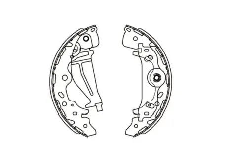 Комплект тормозных колодок KAVO KBS3405