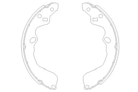 Комплект тормозных колодок KAVO KBS4404