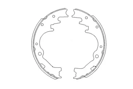 Комплект тормозных колодок KAVO KBS5403