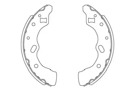 Комплект тормозных колодок KAVO KBS5406