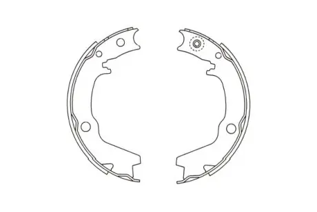 Комплект тормозных колодок KAVO KBS6401