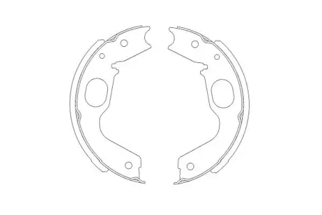 Комплект тормозных колодок KAVO KBS6402