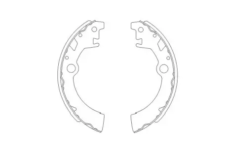 Комплект тормозных колодок KAVO KBS8903
