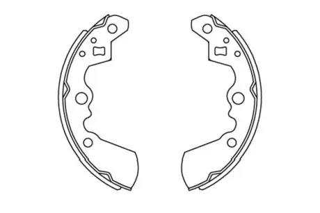 Комплект тормозных колодок KAVO KBS8906