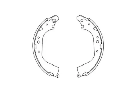 Комплект тормозных колодок KAVO KBS9901