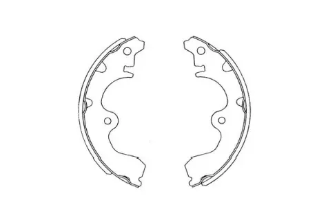 Комплект тормозных колодок KAVO KBS9902