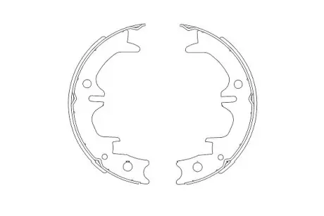Комплект тормозных колодок KAVO KBS9911