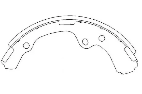 Комплект тормозных колодок KAVO KBS9916