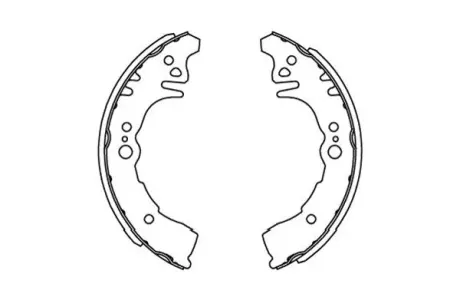 Комплект тормозных колодок KAVO KBS9917