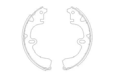 Комплект тормозных колодок KAVO KBS9918
