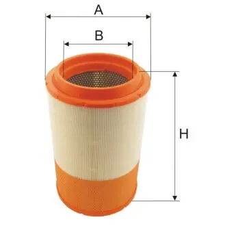 Air filter, primary. Фильтр воздушный, основной KING LONG 211000005