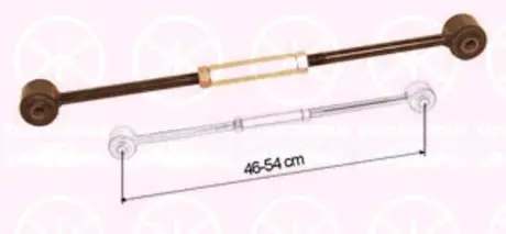 Рычаг независимой подвески колеса, подвеска колеса KLOKKERHOLM 8143820
